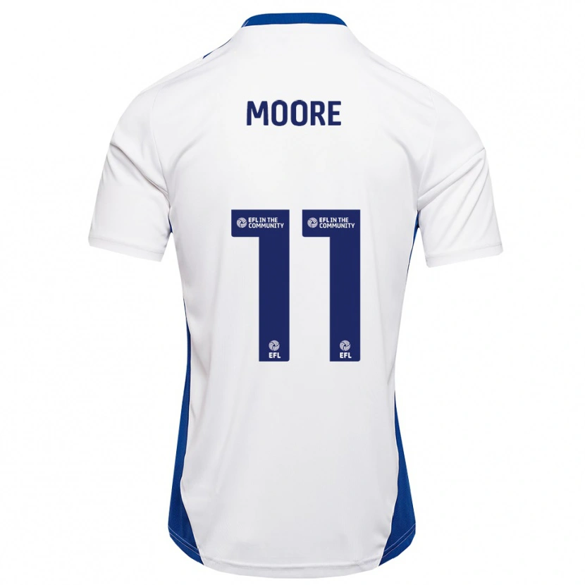 Danxen Men Thomas Moore #11 White Blue Away Jersey 2025/26 T-Shirt