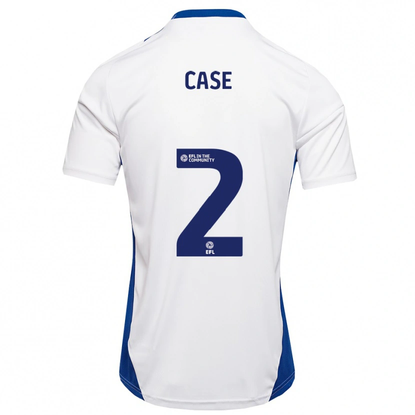 Danxen Men Ollie Case #2 White Blue Away Jersey 2025/26 T-Shirt