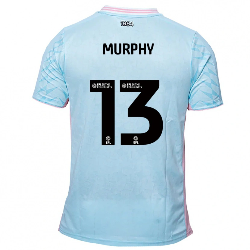 Danxen Men Joe Murphy #13 Sky Blue Pink Away Jersey 2025/26 T-Shirt