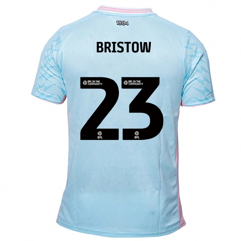 Danxen Men Ethan Bristow #23 Sky Blue Pink Away Jersey 2025/26 T-Shirt