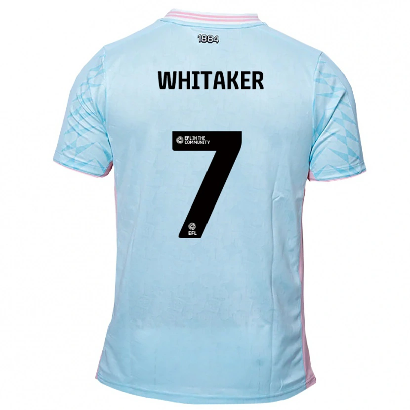 Danxen Men Charlie Whitaker #7 Sky Blue Pink Away Jersey 2025/26 T-Shirt