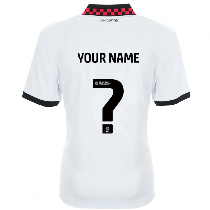 Danxen Men Your Name #0 White Black Away Jersey 2025/26 T-Shirt