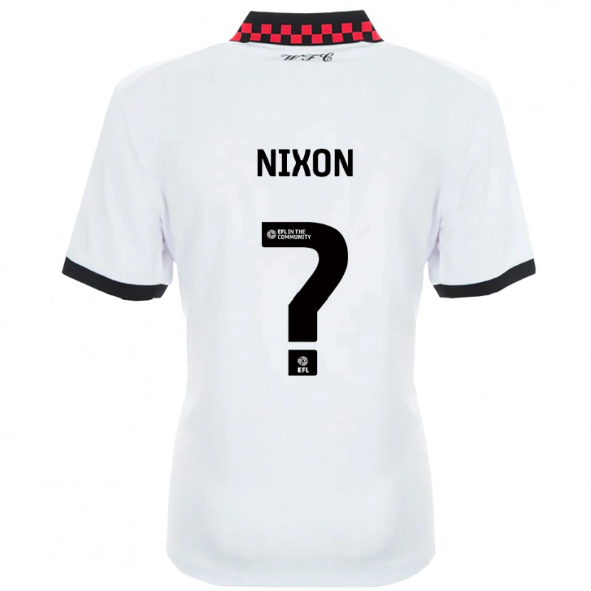 Danxen Men Freya Nixon #0 White Black Away Jersey 2025/26 T-Shirt