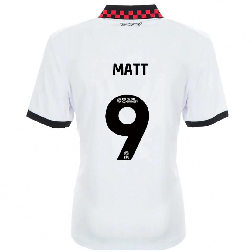 Danxen Men Jamille Matt #9 White Black Away Jersey 2025/26 T-Shirt