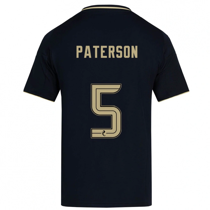 Danxen Men Donna Paterson #5 Navy Gold Away Jersey 2025/26 T-Shirt