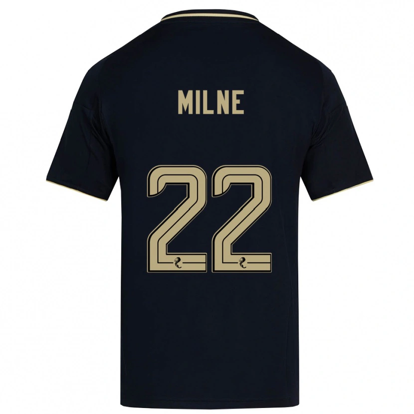 Danxen Men Jack Milne #22 Navy Gold Away Jersey 2025/26 T-Shirt