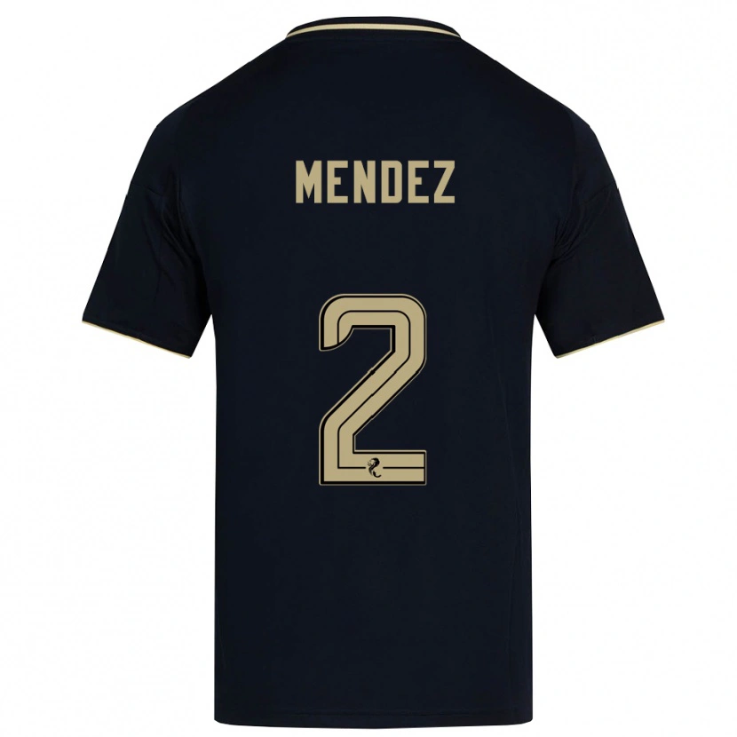Danxen Men Alix Mendez #2 Navy Gold Away Jersey 2025/26 T-Shirt