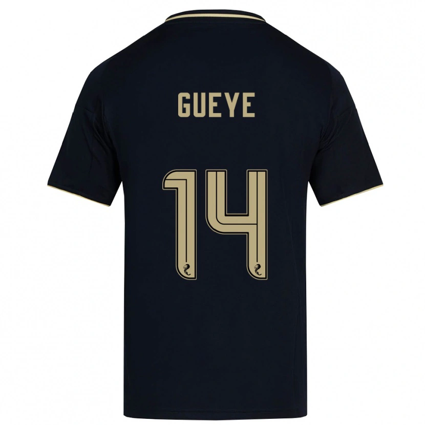 Danxen Men Pape Habib Gueye #14 Navy Gold Away Jersey 2025/26 T-Shirt