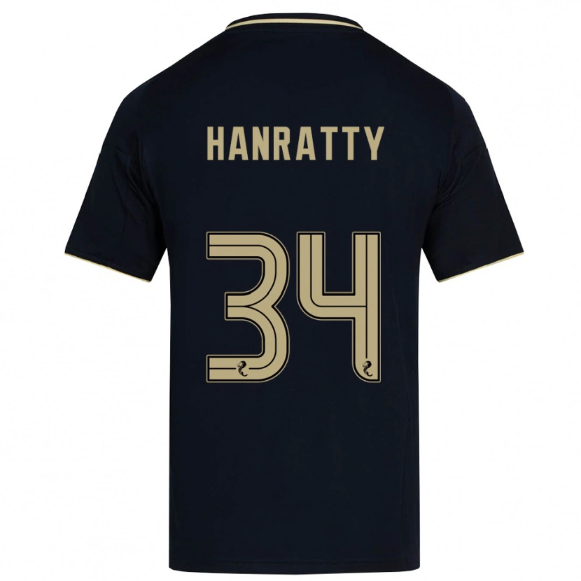 Danxen Men Kevin Hanratty #34 Navy Gold Away Jersey 2025/26 T-Shirt