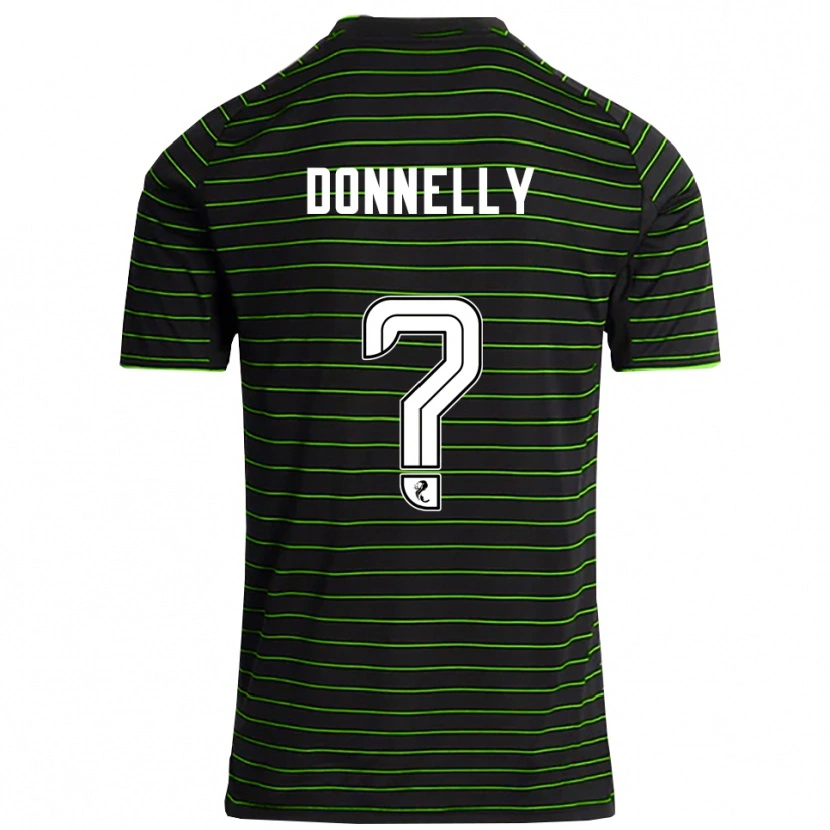 Danxen Men Jacob Donnelly #0 Black Green Away Jersey 2025/26 T-Shirt