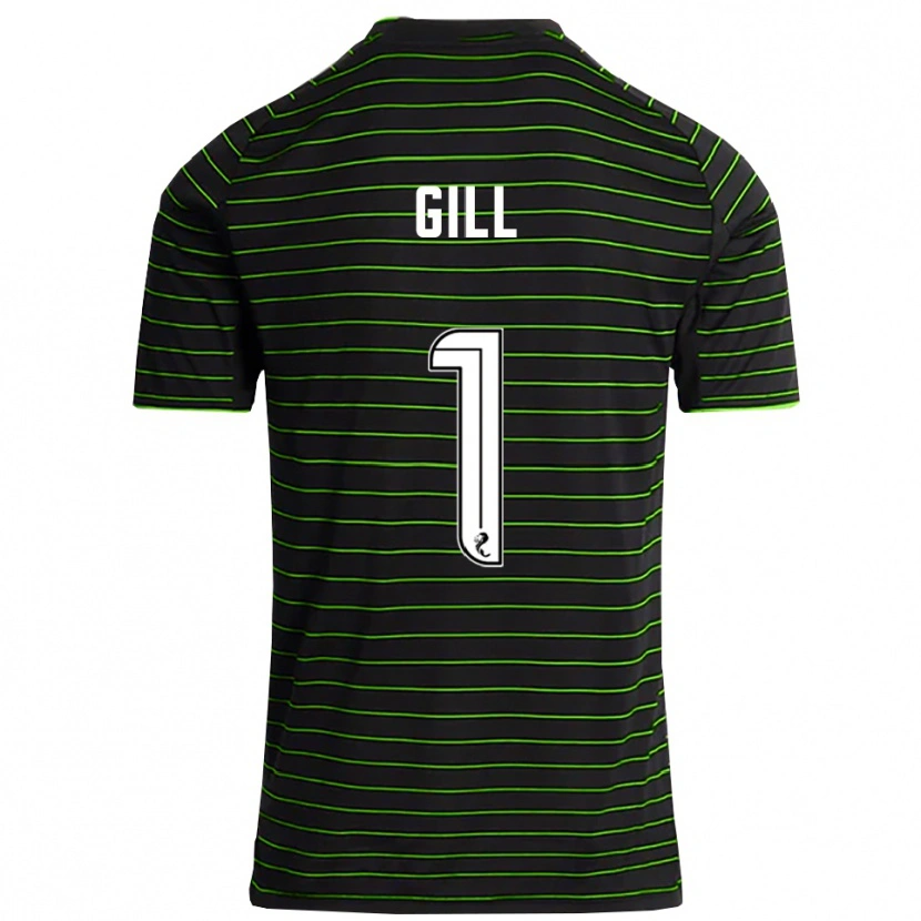 Danxen Men Marcus Gill #1 Black Green Away Jersey 2025/26 T-Shirt