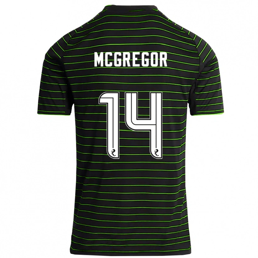 Danxen Men Shannon Mcgregor #14 Black Green Away Jersey 2025/26 T-Shirt