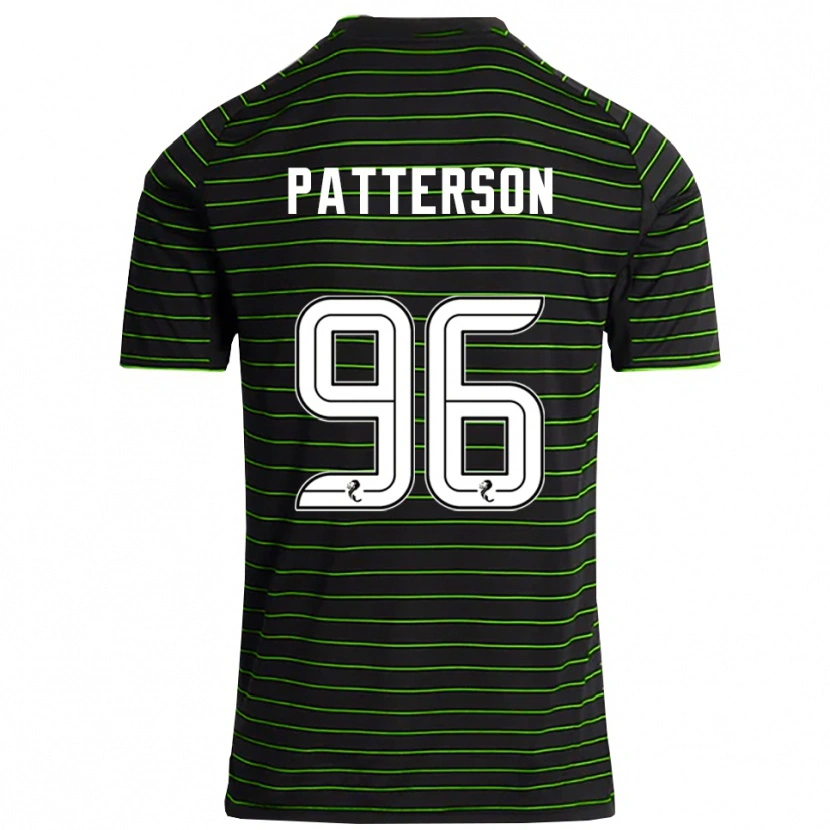 Danxen Men Cameron Patterson #96 Black Green Away Jersey 2025/26 T-Shirt