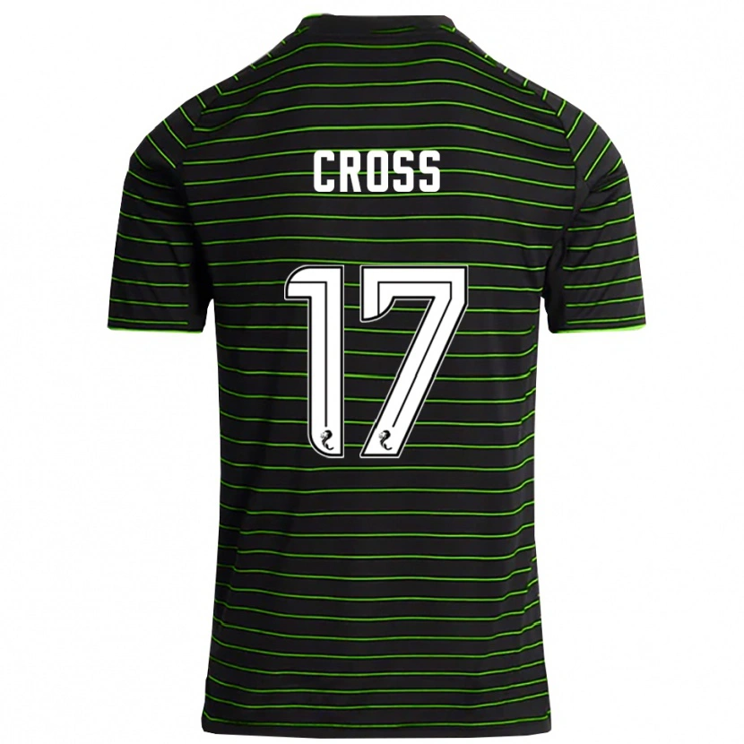 Danxen Men Morgan Cross #17 Black Green Away Jersey 2025/26 T-Shirt
