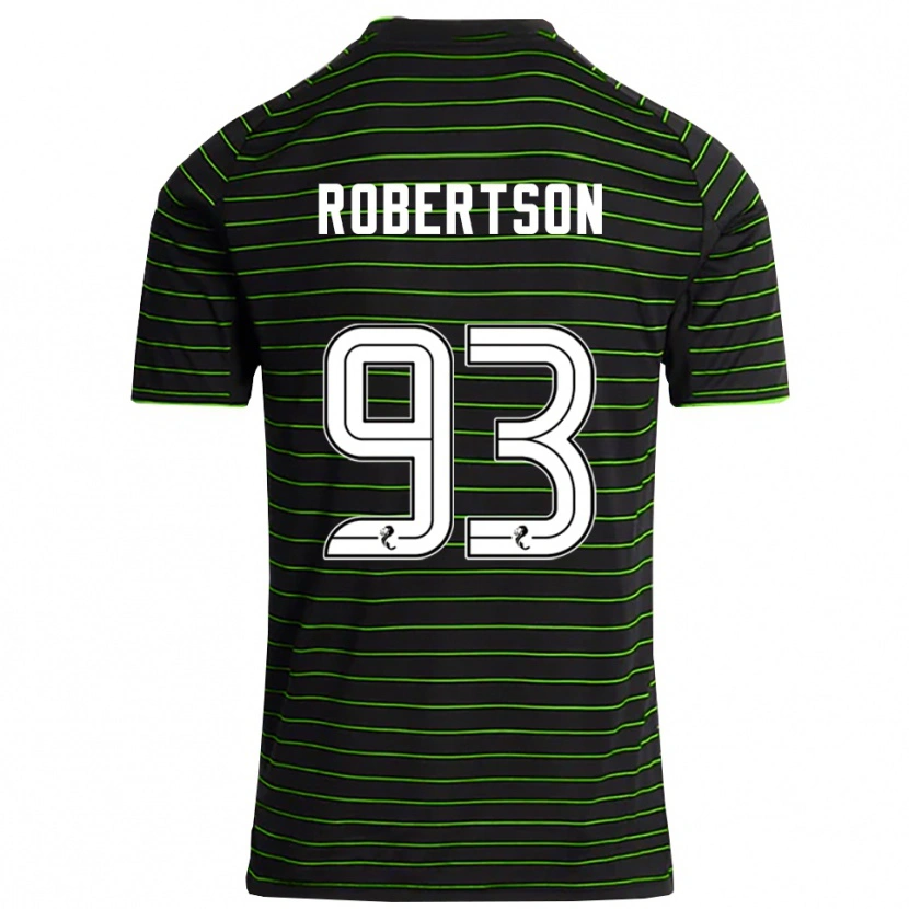 Danxen Men Mitchell Robertson #93 Black Green Away Jersey 2025/26 T-Shirt