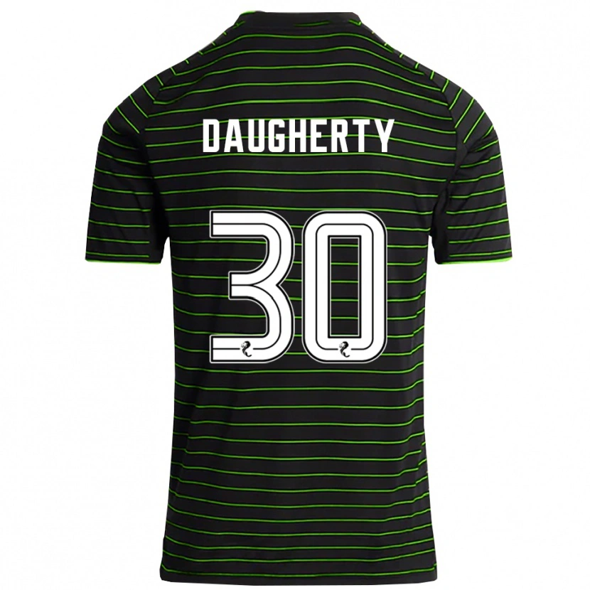 Danxen Men Kelsey Daugherty #30 Black Green Away Jersey 2025/26 T-Shirt