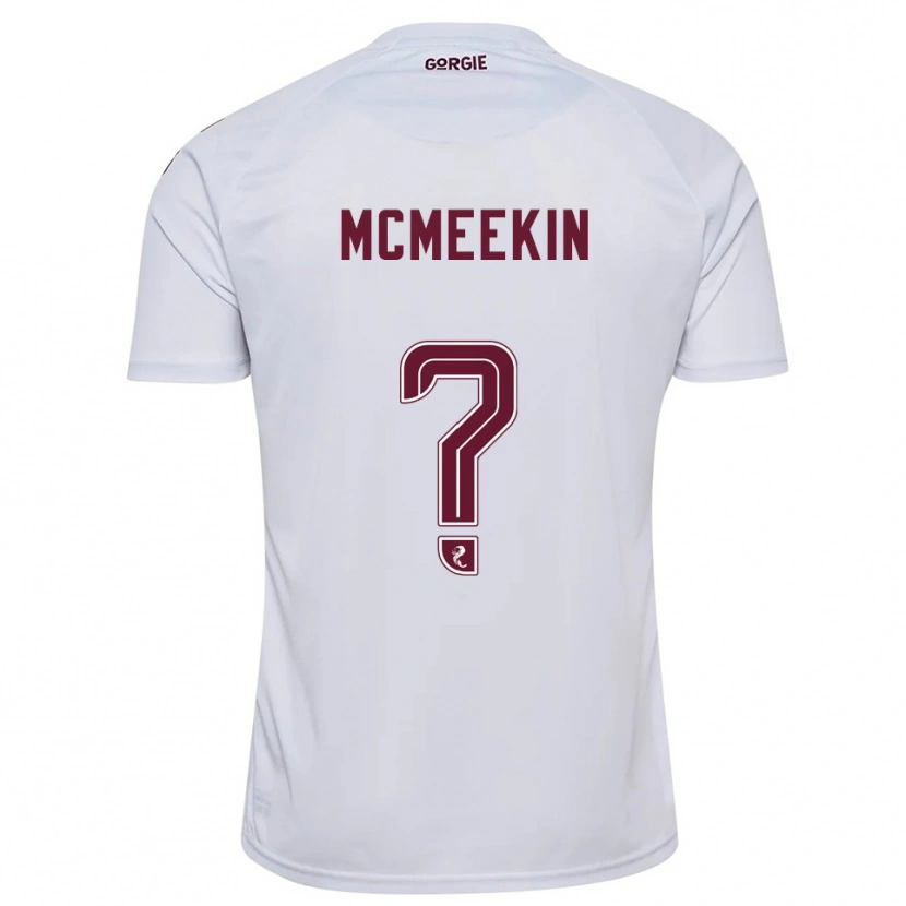 Danxen Men Keir Mcmeekin #0 White Burgundy Away Jersey 2025/26 T-Shirt