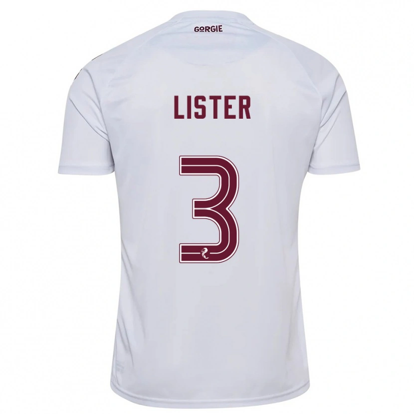 Danxen Men Henry James #3 White Burgundy Away Jersey 2025/26 T-Shirt