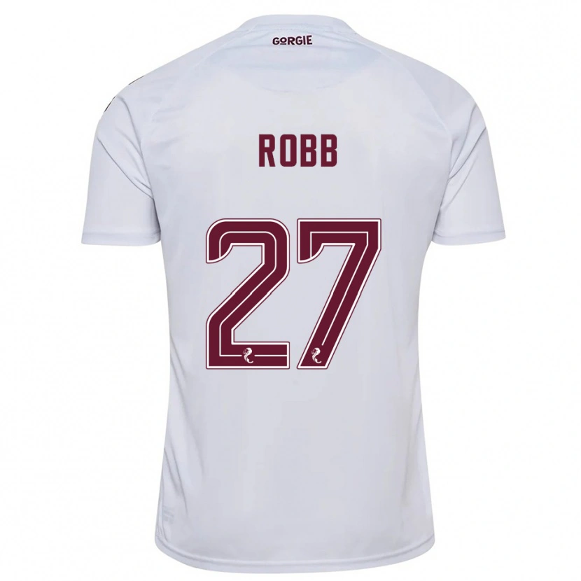 Danxen Men Callen Robb #27 White Burgundy Away Jersey 2025/26 T-Shirt