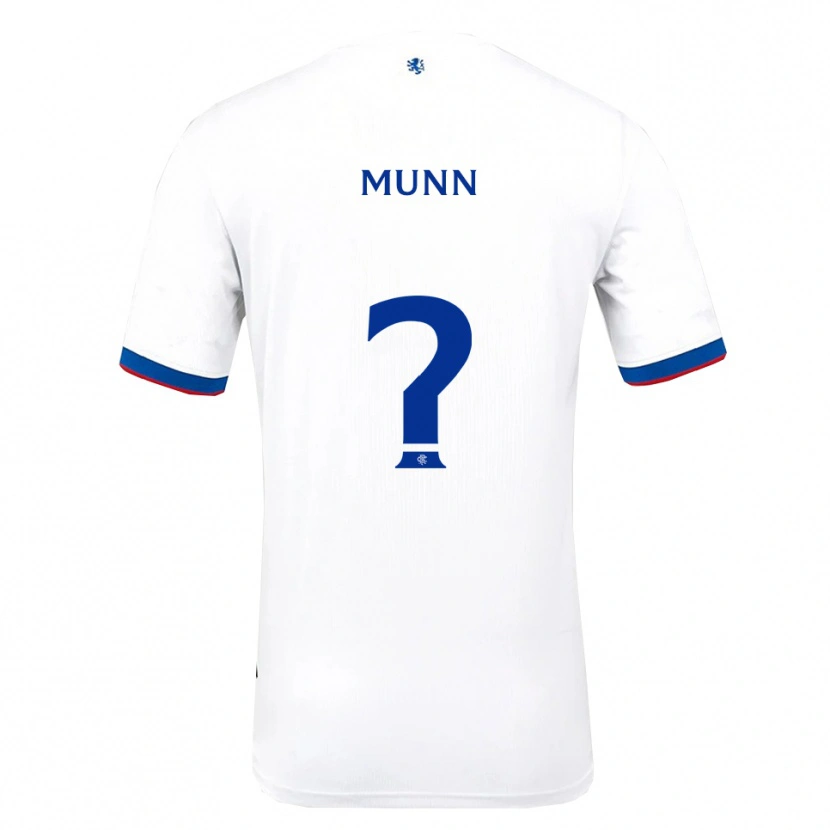 Danxen Men Mason Munn #0 White Red Blue Away Jersey 2025/26 T-Shirt