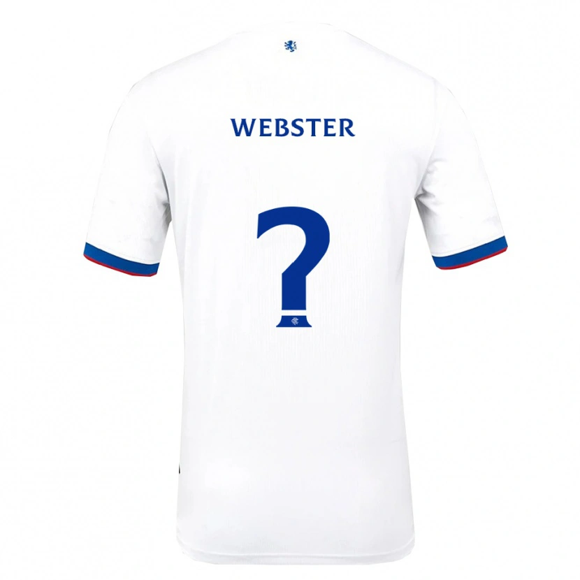 Danxen Men Kristian Webster #0 White Red Blue Away Jersey 2025/26 T-Shirt