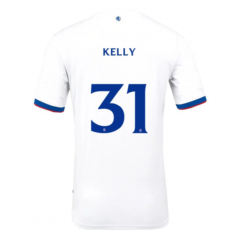Danxen Men Liam Kelly #31 White Red Blue Away Jersey 2025/26 T-Shirt