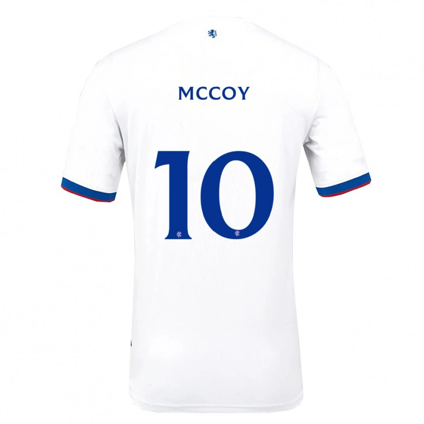 Danxen Men Kayla Mccoy #10 White Red Blue Away Jersey 2025/26 T-Shirt