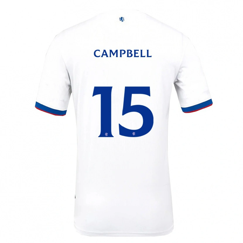 Danxen Men Connor Campbell #15 White Red Blue Away Jersey 2025/26 T-Shirt