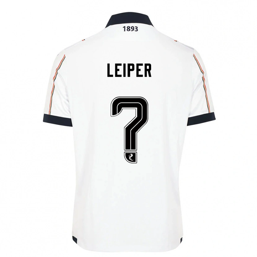 Danxen Men Ashton Leiper #0 White Navy Red Away Jersey 2025/26 T-Shirt