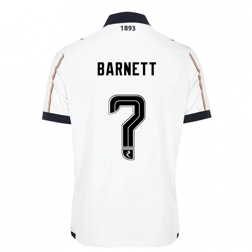 Danxen Men Alex Barnett #0 White Navy Red Away Jersey 2025/26 T-Shirt