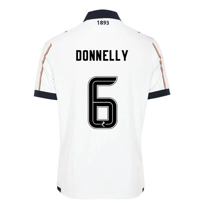 Danxen Men Aaron Donnelly #6 White Navy Red Away Jersey 2025/26 T-Shirt