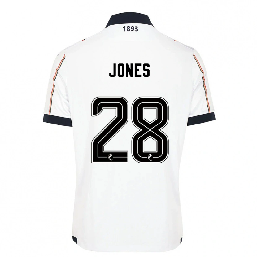 Danxen Men Callum Jones #28 White Navy Red Away Jersey 2025/26 T-Shirt