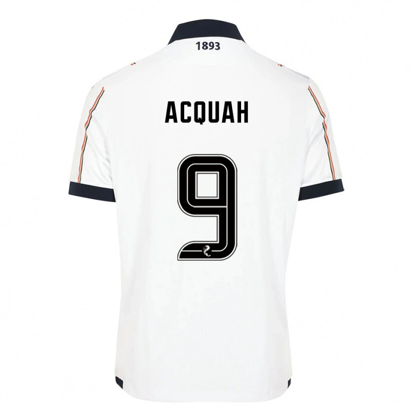 Danxen Men Emile Acquah #9 White Navy Red Away Jersey 2025/26 T-Shirt