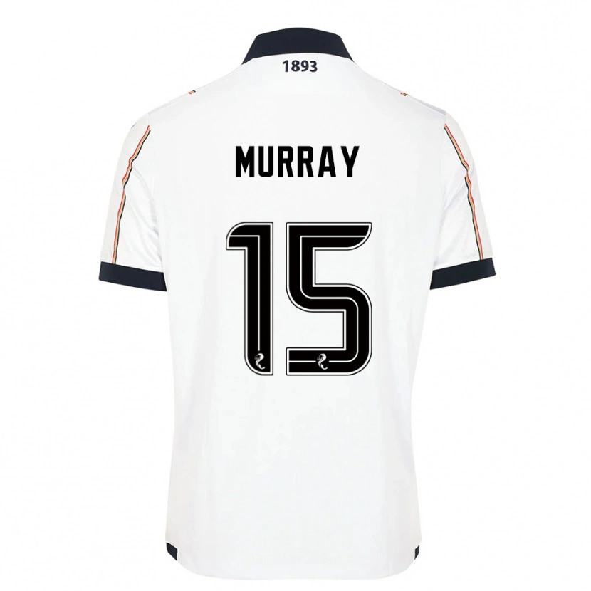 Danxen Men Simon Murray #15 White Navy Red Away Jersey 2025/26 T-Shirt