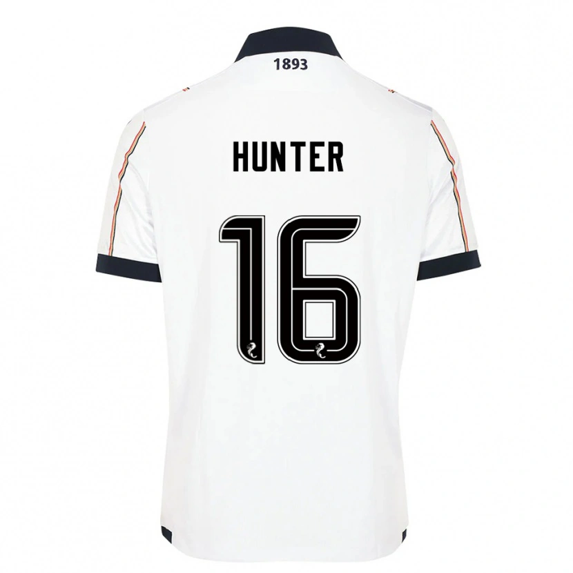 Danxen Men Michael Hunter #16 White Navy Red Away Jersey 2025/26 T-Shirt