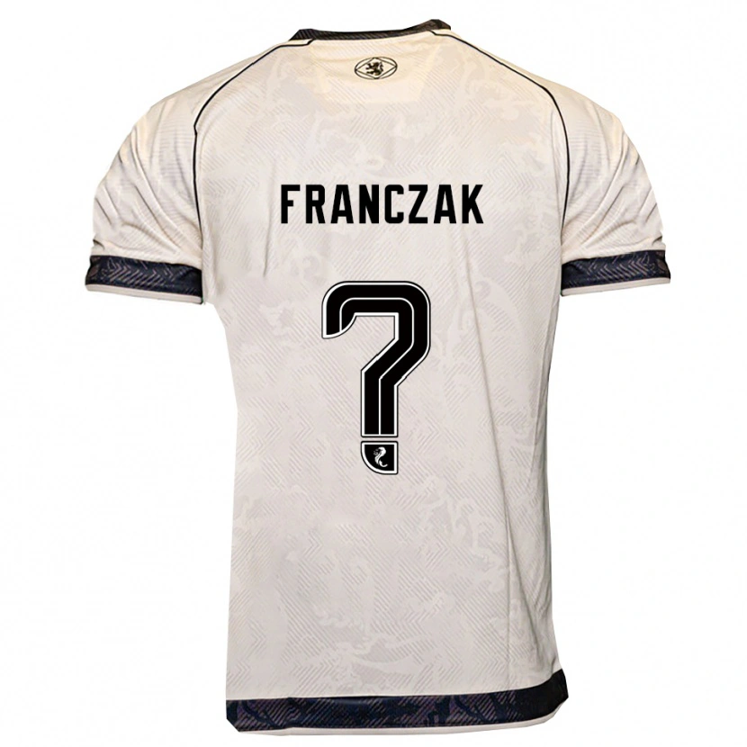Danxen Men Emil Franczak #0 White Black Away Jersey 2025/26 T-Shirt