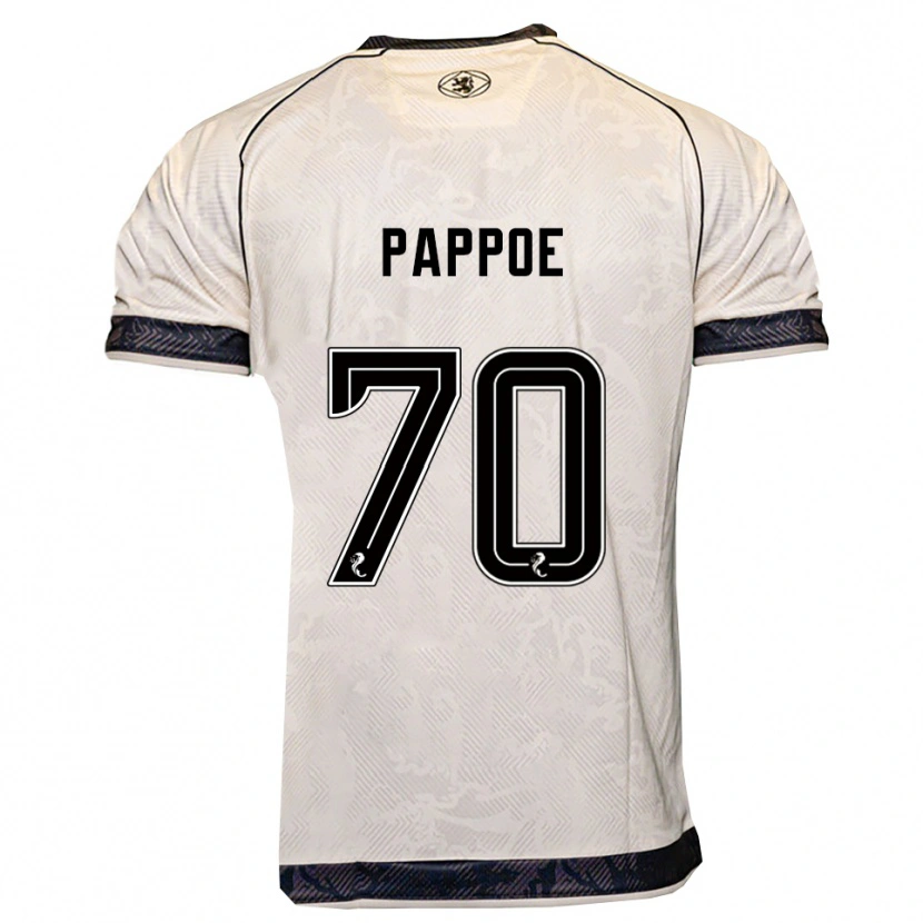 Danxen Men Isaac Pappoe #70 White Black Away Jersey 2025/26 T-Shirt