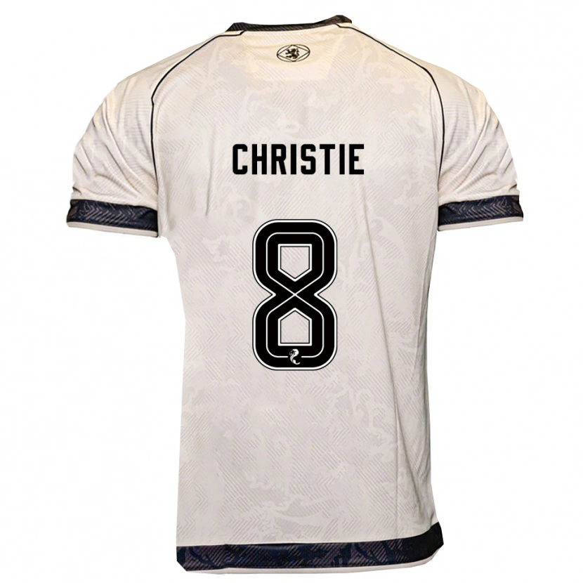 Danxen Men Summer Christie #8 White Black Away Jersey 2025/26 T-Shirt