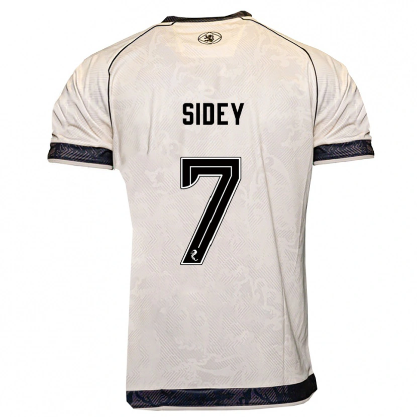 Danxen Men Leah Sidey #7 White Black Away Jersey 2025/26 T-Shirt
