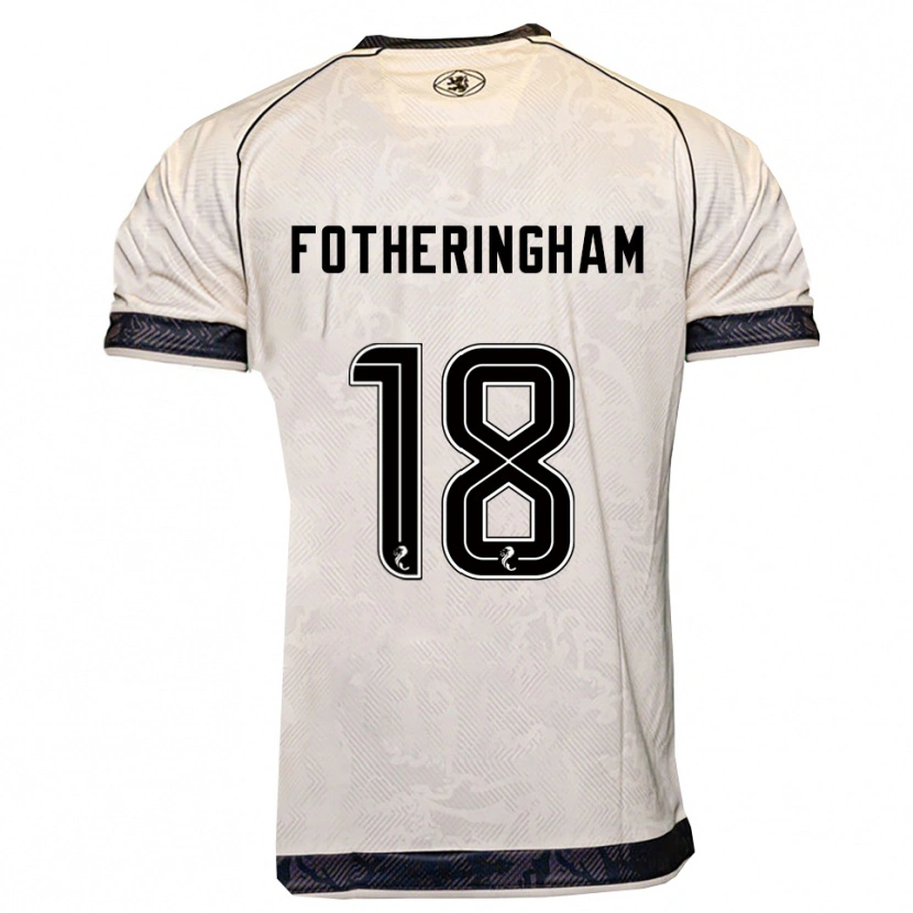 Danxen Men Kai Fotheringham #18 White Black Away Jersey 2025/26 T-Shirt