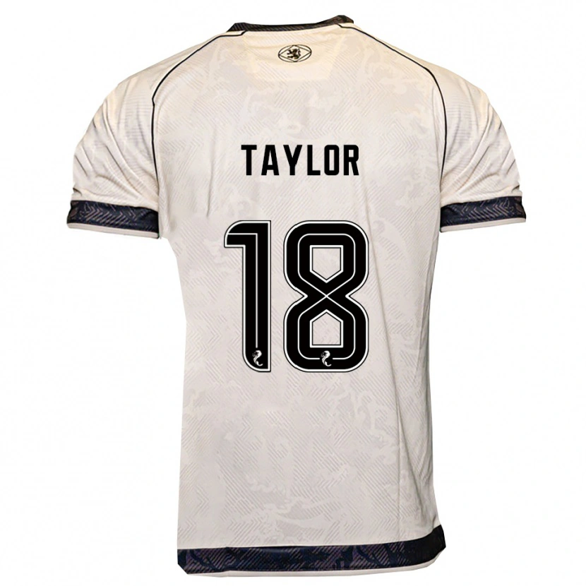 Danxen Men Amy Taylor #18 White Black Away Jersey 2025/26 T-Shirt