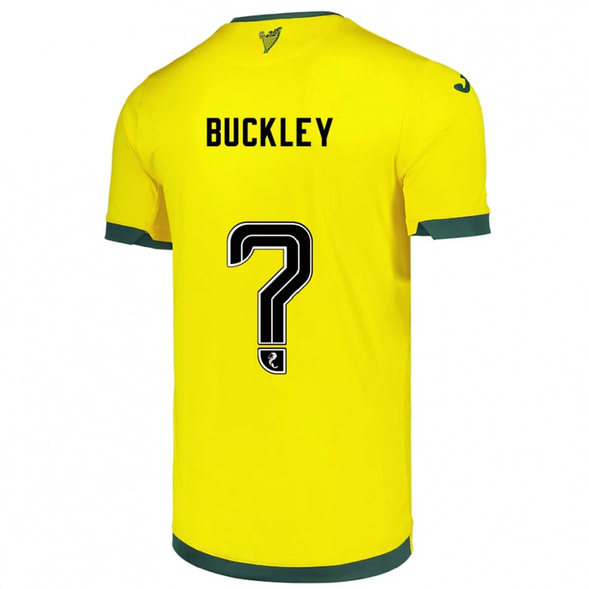 Danxen Men Adam Buckley #0 Yellow Green Away Jersey 2025/26 T-Shirt