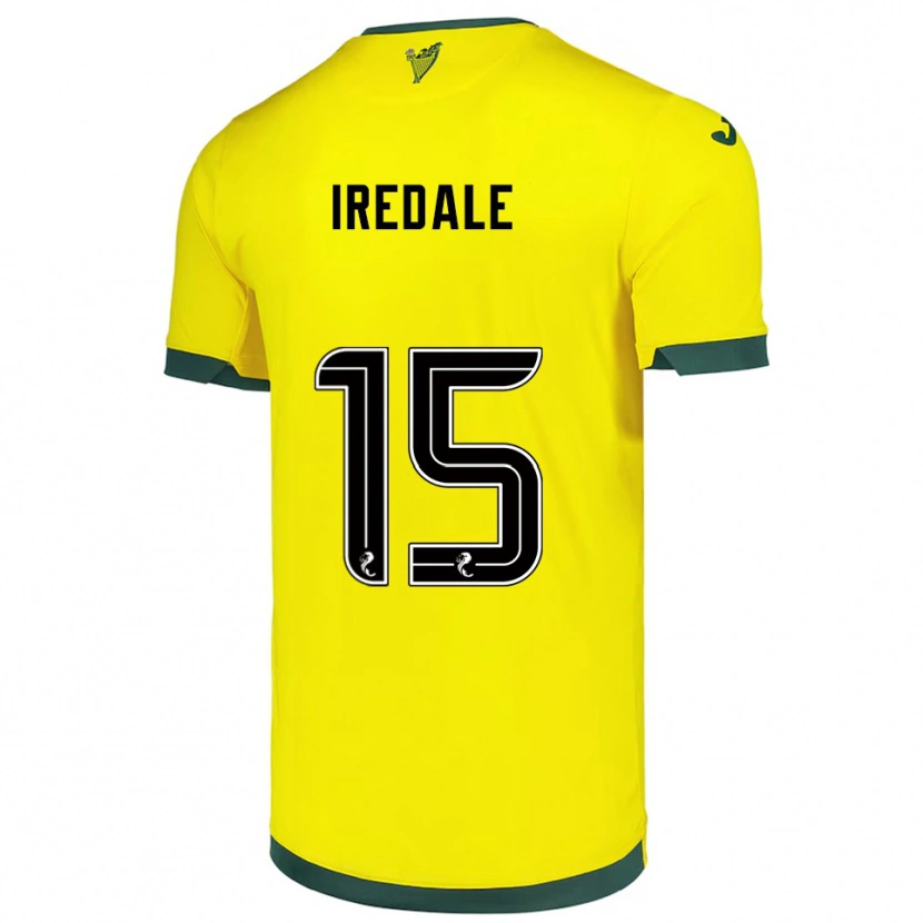 Danxen Men Jack Iredale #15 Yellow Green Away Jersey 2025/26 T-Shirt