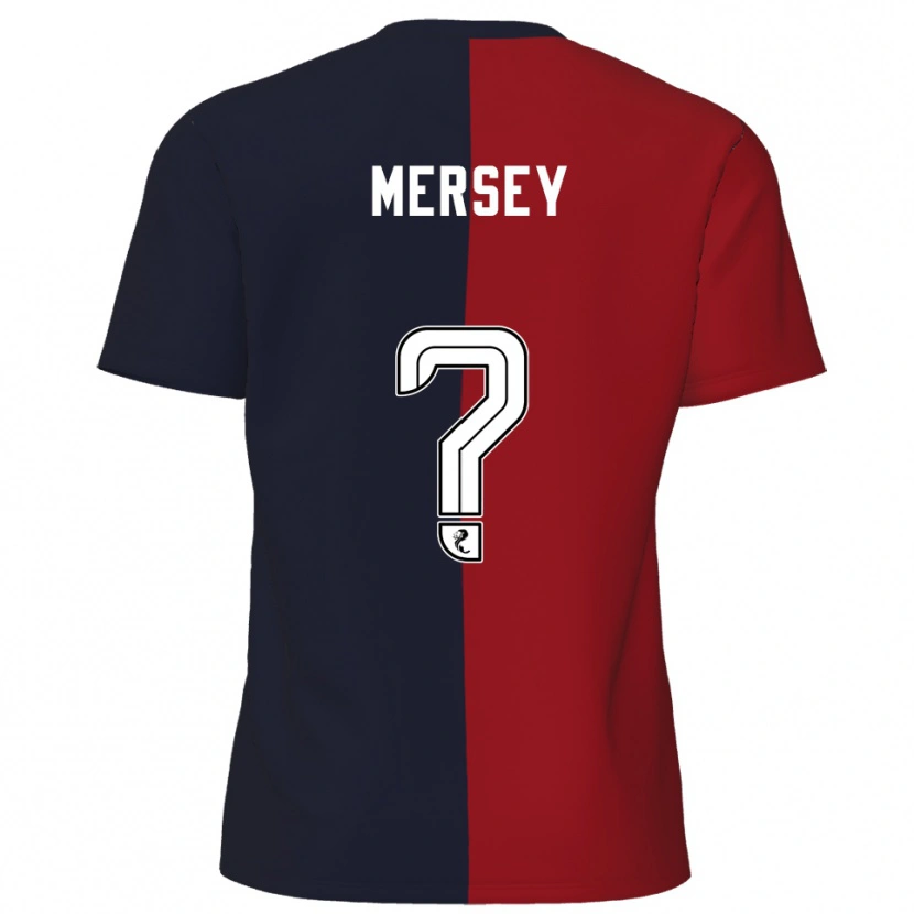 Danxen Men Ethan Mersey #0 Red Navy Away Jersey 2025/26 T-Shirt