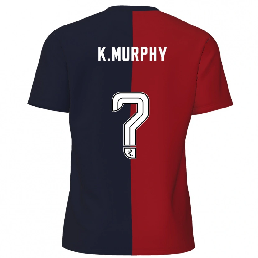 Danxen Men Kim Murphy #0 Red Navy Away Jersey 2025/26 T-Shirt