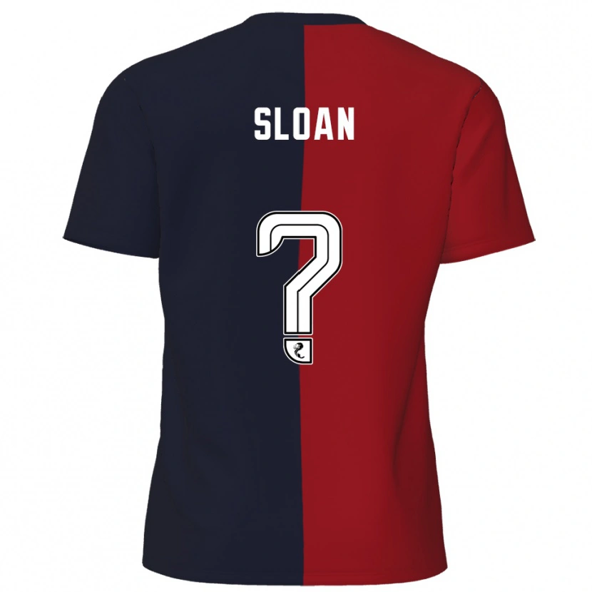 Danxen Men Lauren Sloan #0 Red Navy Away Jersey 2025/26 T-Shirt