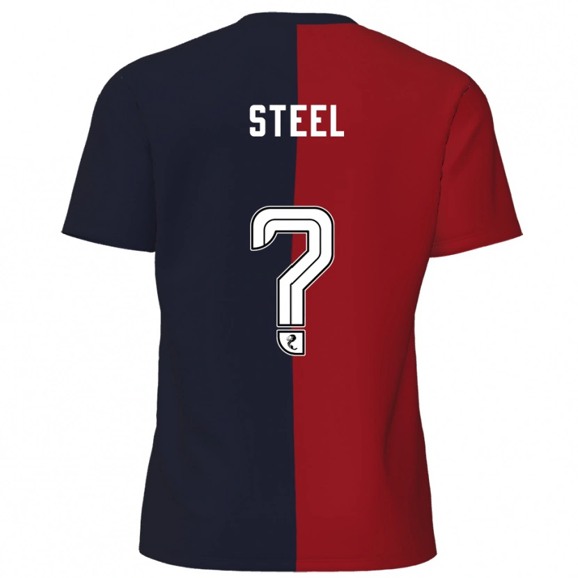 Danxen Men Lauren Steel #0 Red Navy Away Jersey 2025/26 T-Shirt