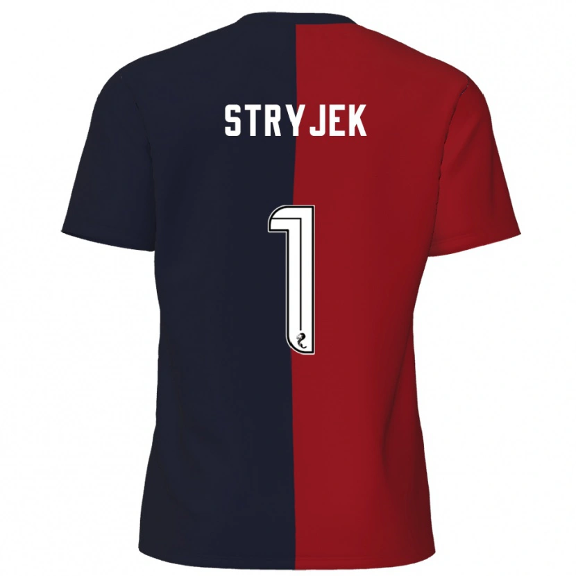 Danxen Men Maksymilian Stryjek #1 Red Navy Away Jersey 2025/26 T-Shirt