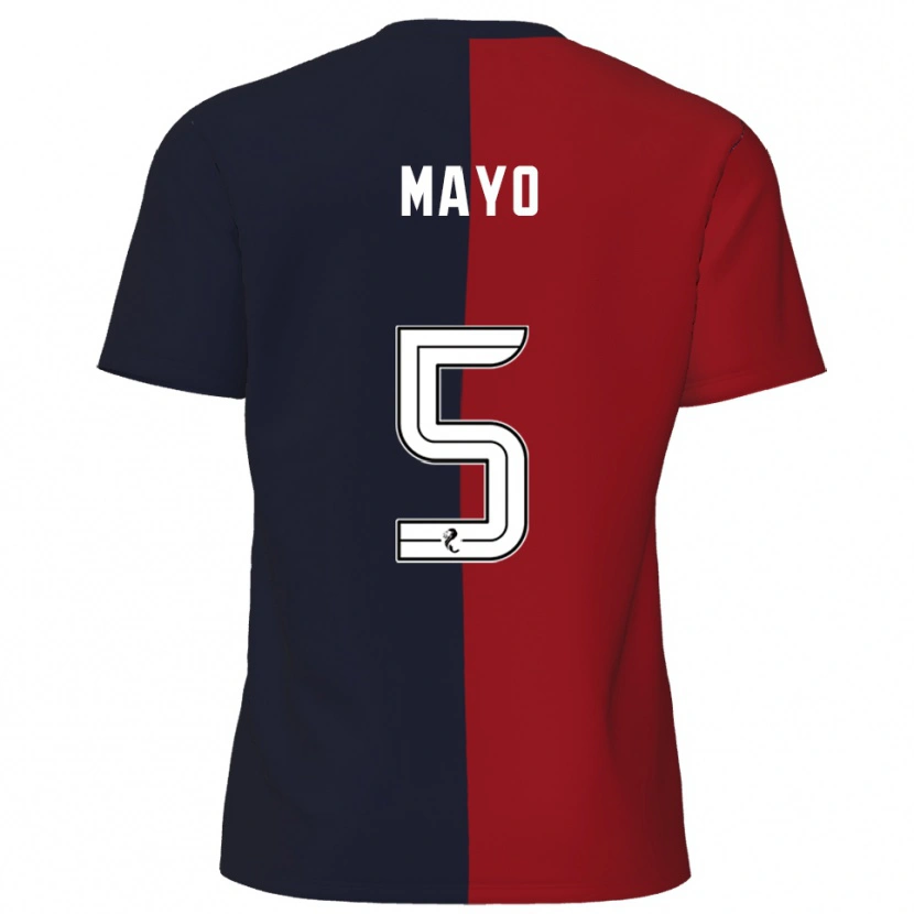 Danxen Men Lewis Mayo #5 Red Navy Away Jersey 2025/26 T-Shirt