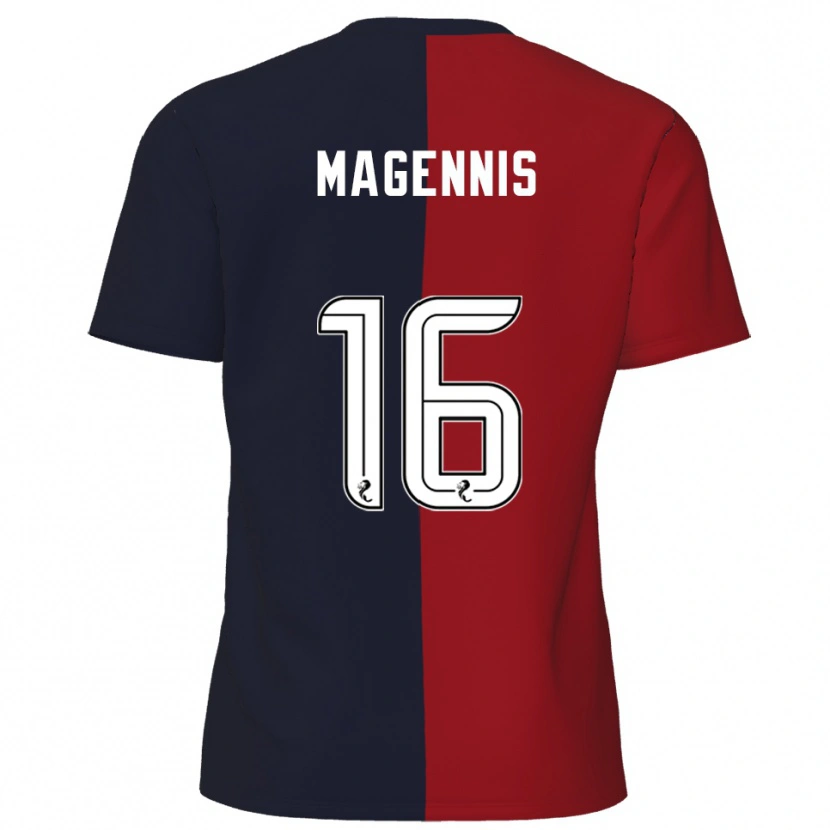 Danxen Men Kyle Magennis #16 Red Navy Away Jersey 2025/26 T-Shirt